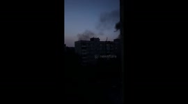 Shahed drone strikes trigger explosions and fires in Zaporizhzhia, Ukraine