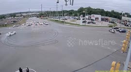 Reckless Street Takeover Caught on Camera in Pennsylvania