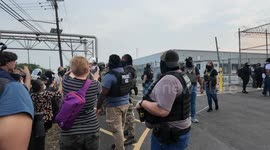 ICE Protests 2025: Delaney Hall, New Jersey