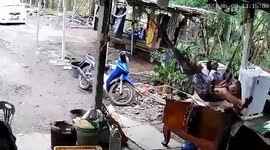 Schoolgirls plunge to the ground when hammock collapses
