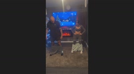 Pull your shorts up without using your hands - Dad vs. Daughter edition *ULTRA COMPETITIVE!*