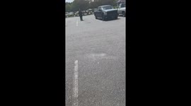 Police officer yells at woman who helped dog in hot car