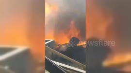 Israeli Strikes Burn Civilians Alive in Northern Gaza