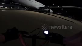 Palestine activists attack British Air Force planes at RAF Brize Norton
