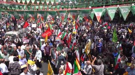 Iran: Iranians rally during Friday prayers to protest Israeli attacks (2)