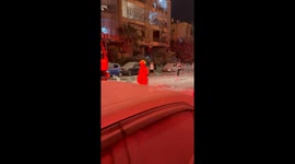 Emergency Response After Ballistic Missile Strike in Bat Yam, Israel