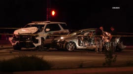 US, Phoenix: Phoenix Driver Dead After Striking Phoenix Police Vehicle