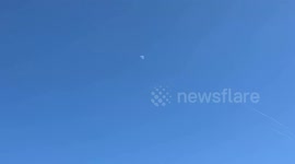Israel: Iranian missiles seen over Jerusalem as air raid sirens sound across city