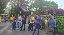 Thais protest in Phuket over PM's cringey leaked phone call with Cambodian ex-dictator