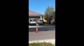 Roadwork disaster: PMM sealant mishap coats cars and homes in viral video