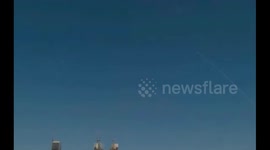Israel: Iranian missile engagement over Tel Aviv, Israel