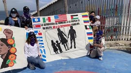 Mexico: Migrants, activists rally at US-Mexico border on World Refugee Day