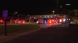 US, Phoenix: Phoenix Jefferson Street Rollover Collision
