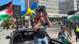 Sweden: Hundreds rally in Stockholm to protest Israeli strikes on Gaza