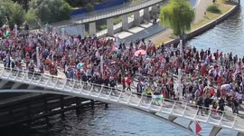 Germany: Thousands rally in Berlin against Israel’s attacks on Gaza, Iran