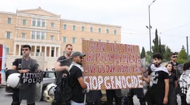 Greece: Athens protest condemns Israel's strikes on Gaza, Iran