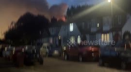 Major Warehouse Blaze in Enfield, Mollison Avenue EN3