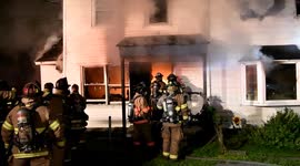 2nd Alarm Blaze distroys Family Home in Coal Township, Pa dislaces family of 4   1 of 3