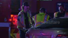 US, Phoenix: Phoenix Camelback Road Extrication Crash
