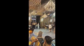 Muscular groom and groomsmen surprise guests at wedding in Hebei, China