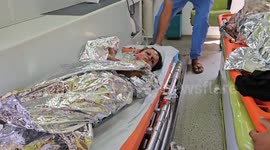 Children sustain severe burns in Israeli strike on Khan Younis