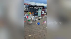 Resident 'heartbroken' by state of her seafront after hottest day of the year