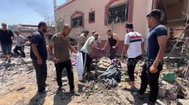 Israeli airstrike targets home in Nuseirat Refugee Camp, killing 5 Palestinians