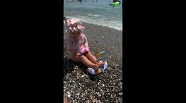Baby soaks up a stress-free day in the sun
