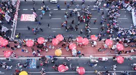 SÃO PAULO BRAZIL – 06 22, 2025: The 29th São Paulo LGBT+ Pride Parade