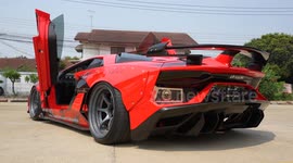 Petrol head turns his Toyota into Lamborghini-style super car