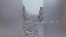 Battle to save Brazilian pole dancer, 26,  who fell into volcano in Indonesia