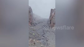 Battle to save Brazilian pole dancer, 26,  trapped in volcano in Indonesia