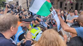 Police pin Palestine Action protesters to ground as activists to be banned as terror group