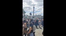 UK: ‘Palestine Action’ Supporters Rally at Trafalgar Square After Protest Ban