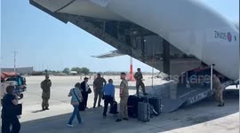 British nationals board RAF emergency flight out of Israel