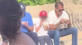 Biden spotted having ice cream at the beach with his son and grandson