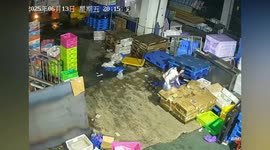 Warehouse worker pinned by lorry tail lift after driver reverses straight into her