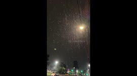 Rare Snowfall Confirmed in San Miguel, Buenos Aires