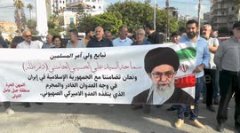 Lebanese rally in Tyre to show solidarity with Iran