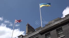 UK: British PM Starmer hosts Ukraine's Zelenskyy at 10 Downing Street
