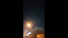 Iran strikes in Qatar light up the sky