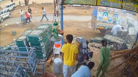 Uncontrolled car hit people and entered a shop in India