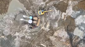 Army detects illegal mining around Zamora River in Ecuador