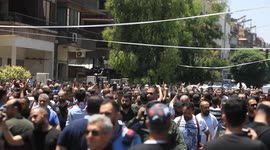 Syria: Mass funeral held for victims of Damascus church attack (2)