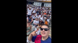 Lone Barcelona fan booed, bottled, and goes viral at real Madrid match