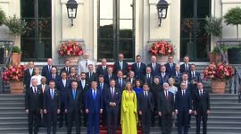 Caribbean Netherlands: Turkish President Erdogan attends Dutch king’s dinner during NATO summit (2)