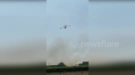 Italy: Fire Forces Evacuations As Flames Sweep Through Mediterranean Brush In Bernalda