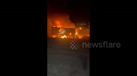 Illegal Israeli settlers set fire to Palestinian homes in West Bank village