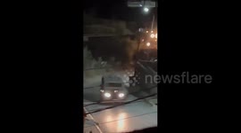 Israeli forces storm on the town of Tammun
