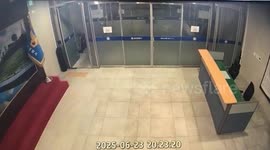 Driver angry over speeding fine rams into police station